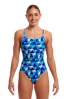 Funkita - Womens - Diamond Back One Piece - Tetra Tonic