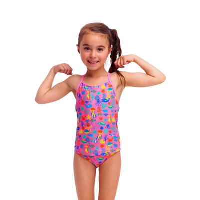 Funkita - Toddler Girls - Swim Steady Tankini & Brief - Fishilicious