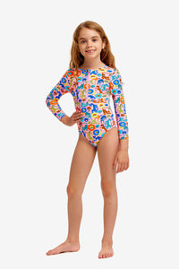 Funkita - Toddler Girls - Sun Cover One Piece Swimsuit - Feline Fiesta