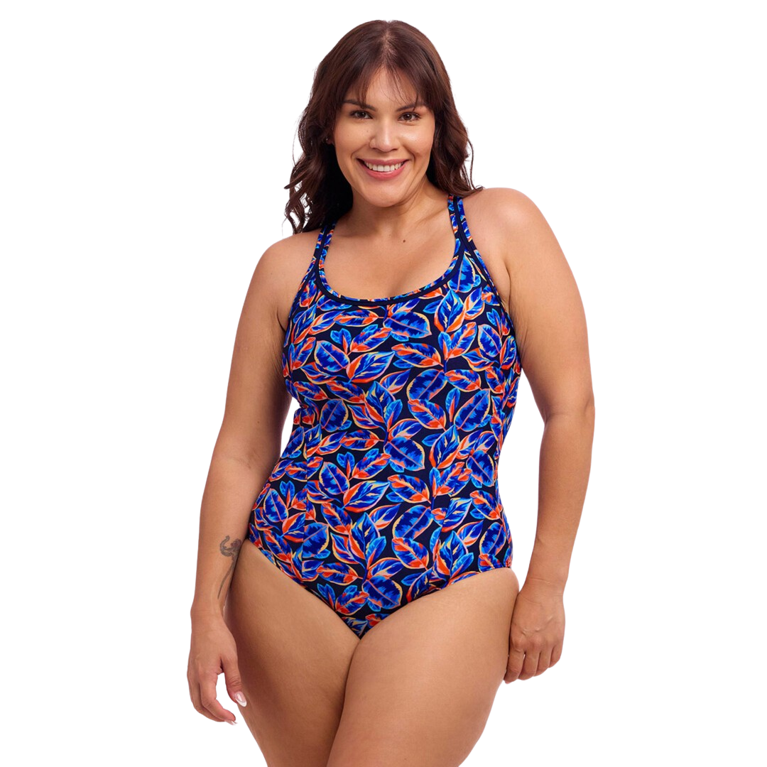 Funkita - Womens - Locked In Lucy One Piece - Leaf Blower
