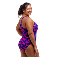 Funkita - Womens - Locked In Lucy One Piece - Pinky Palms