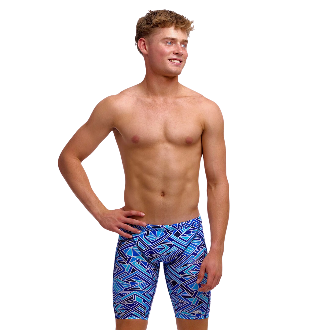 Funky Trunks - Boys - Training Jammers - Blue Bits