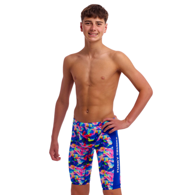 Funky Trunks - Boys - Training Jammers - Wet Wave