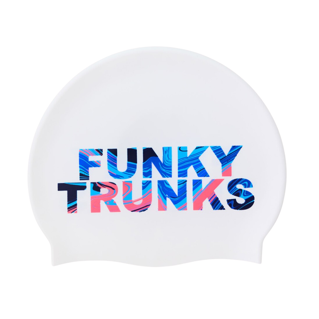 Funky - Silicone Swimming Cap - Wave Craze