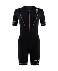 HUUB - Womens - Aura Long Course Tri Suit - Black/Purple