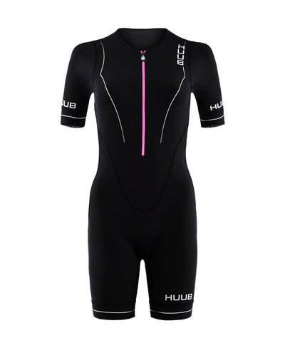 HUUB - Womens - Aura Long Course Tri Suit - Black/Purple