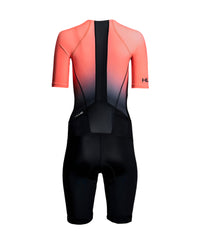 HUUB - Womens - Commit Long Course Tri Suit - Black/Coral
