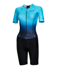 HUUB - Womens - Commit Long Course Tri Suit - Teal/Black