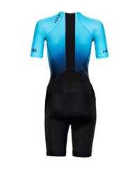 HUUB - Womens - Commit Long Course Tri Suit - Teal/Black