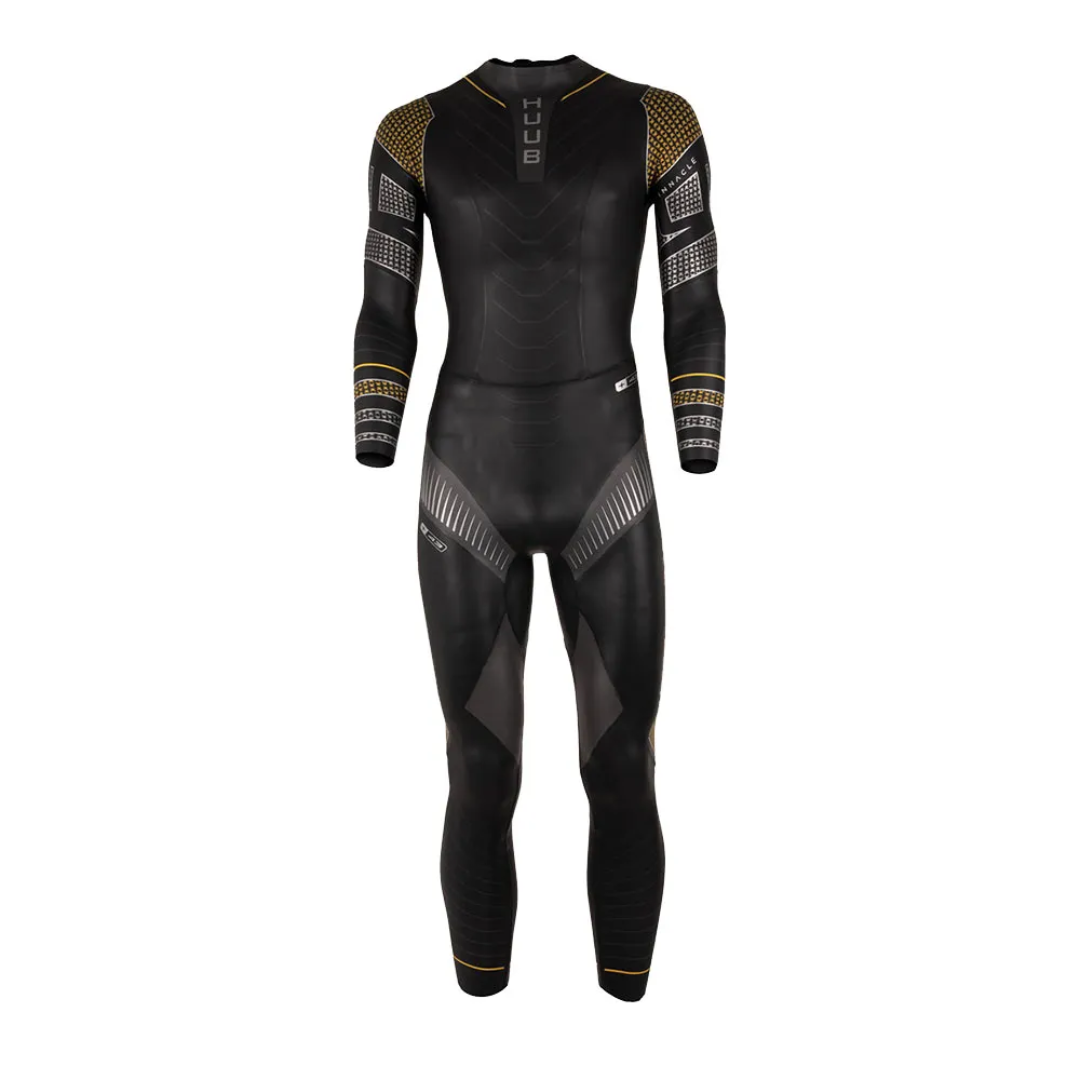 HUUB - Mens - Pinnacle 3:5 Wetsuit - Silver/Yellow