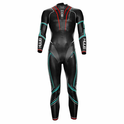 HUUB - Mens Varman 3:5 Glacier Blue / Red Wetsuit