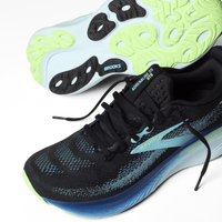 Brooks - Mens Adrenaline GTS Running Shoe - Black/Ipanema/Mint