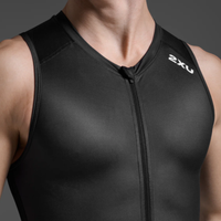 2XU - Mens - Sleeveless Core Trisuit - Black/White