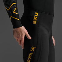 2XU - Propel SwimRun Wetsuit - Men  Black/Ambition