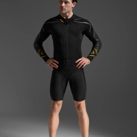 2XU - Propel SwimRun Wetsuit - Men  Black/Ambition