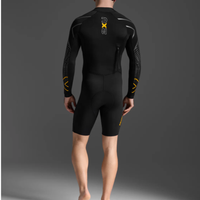 2XU - Propel SwimRun Wetsuit - Men  Black/Ambition