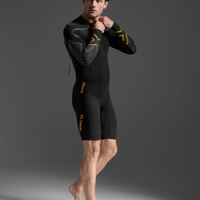 2XU - Propel SwimRun Wetsuit - Men  Black/Ambition