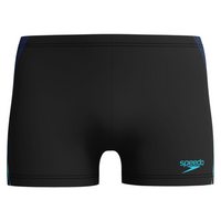 Speedo - Mens - Tech Panel Aquashort - Black/Cobalt Blue