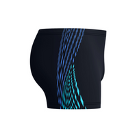 Speedo - Mens - Tech Panel Aquashort - Black/Cobalt Blue