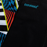 Speedo - Boys - Digital Panel Aquashort - Black/White/Watermelon/Bolt/Bitter Lime