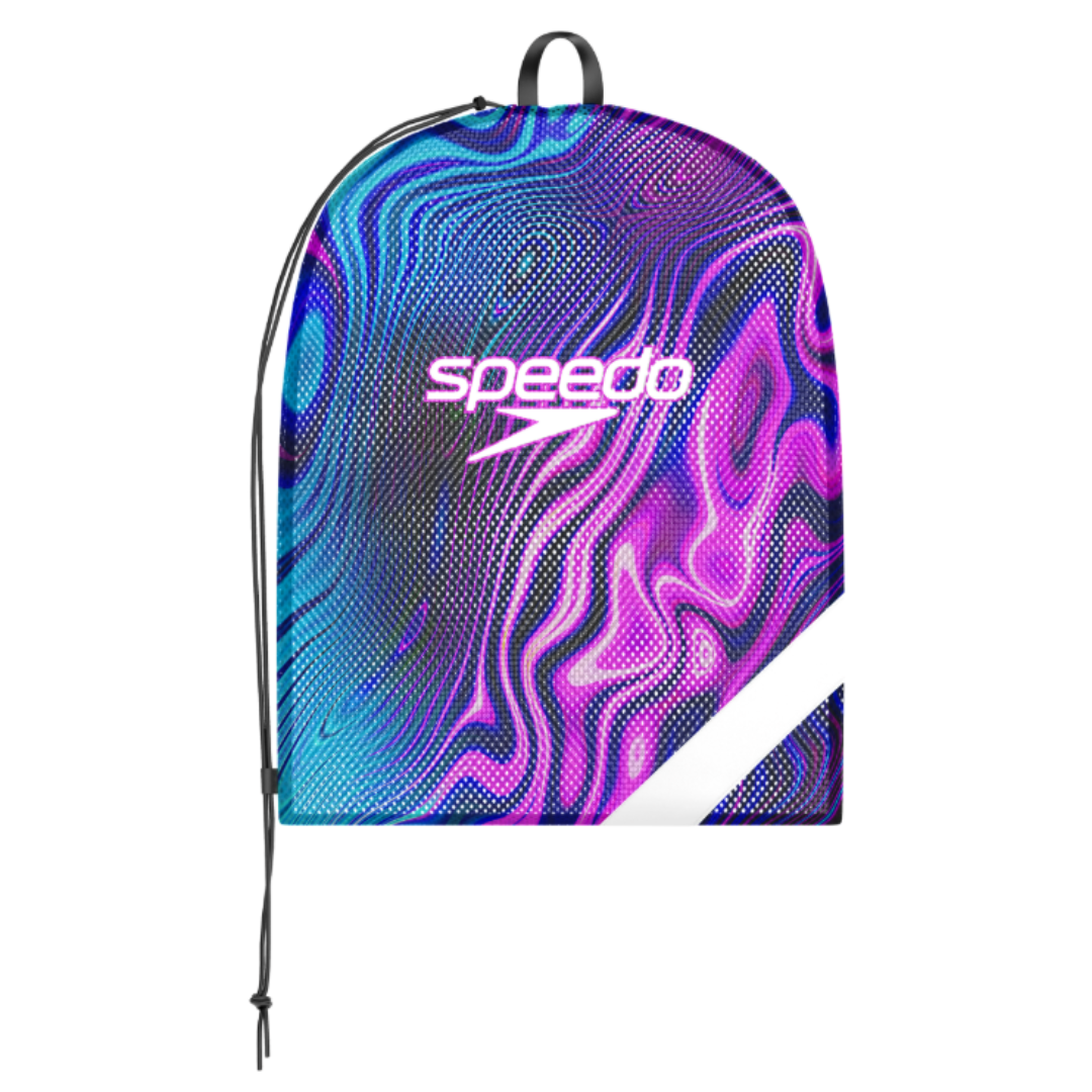 Speedo - Vanquisher Printed Mesh Bag - Printed Neon Jelly