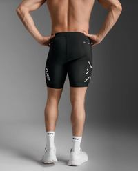 2XU - Mens - Core Tri 8 Inch Shorts - Black/White