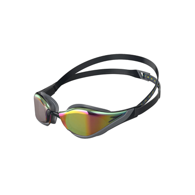 Speedo - Pure Focus Mirrored Goggle - Black/Cool Grey/Ruby