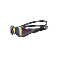 Speedo - Pure Focus Mirrored Goggle - Black/Cool Grey/Ruby