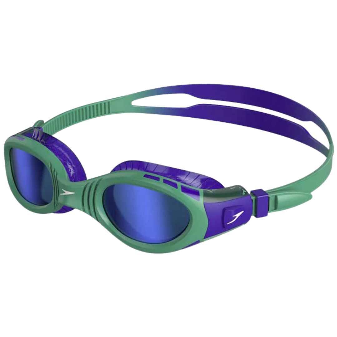 Speedo - Futura Biofuse Flexiseal Mirror Goggle - Junior - Purple/Green