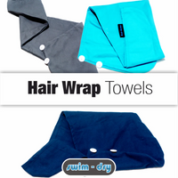 Swimdry - Hair Wrap - Microfibre Towel - Assorted Colours