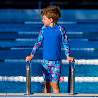 Funky Trunks - Toddler Boys - Zippy Rash Vest - Messy Messy Messy