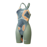 Speedo - Womens - Fastskin LZR Pure Valor 2.0 Openback Kneeskin - Green/Orange