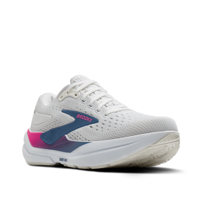 Brooks - Womens Ghost Max 3 Running Shoe - White/Moonlight/Pink