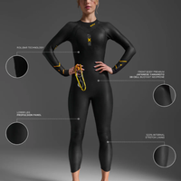2XU - Womens - Propel P:1 Wetsuit - Black/Ambition