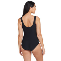 Zoggs - Womens - Macmasters Scoopback One Piece - Black/Multi