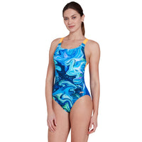 Zoggs - Womens - Speedback One Piece - Spatial