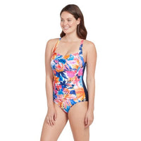 Zoggs - Womens - Ruched Front One Piece - Biarritz