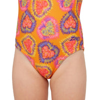 Zoggs - Toddler Girls - Scoopback Kids One Piece - Heartthrob