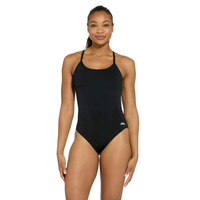 Zoggs - Womens - Sprintback One Piece - Black, Coral, Mint