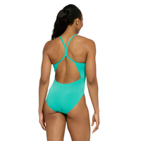 Zoggs - Womens - Sprintback One Piece - Black, Coral, Mint