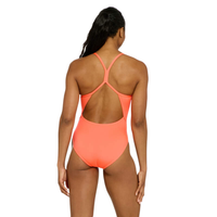 Zoggs - Womens - Sprintback One Piece - Black, Coral, Mint
