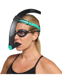Zoggs - Hydro Focus Centre Line Snorkel - Black/Turquoise